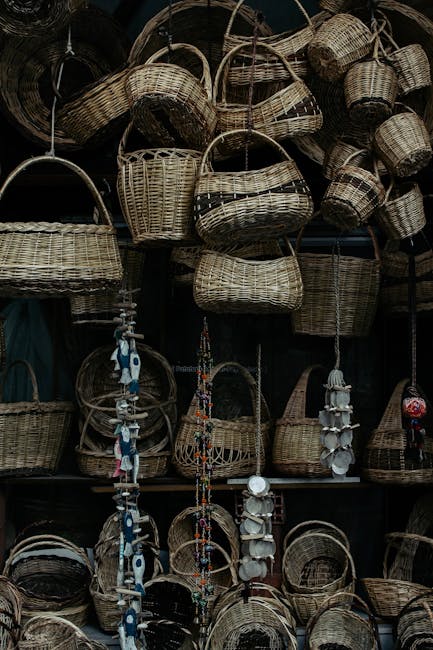 Handcrafted textile fabric close-up